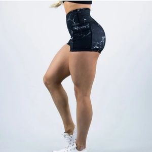 Buffbunny black marble shorts size Xs